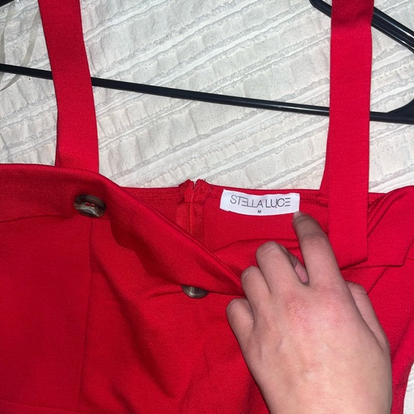 Date night body con dress with a side slit. - Picture 3 of 4